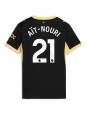 Manchester City Rayan Ait-Nouri #21 Venkovní Dres pro Dámské 2026-27 Krátký Rukáv Manchester City Rayan Ait-Nouri #21 Venkovní Dres pro Dámské 2026-27 Krátký Rukáv